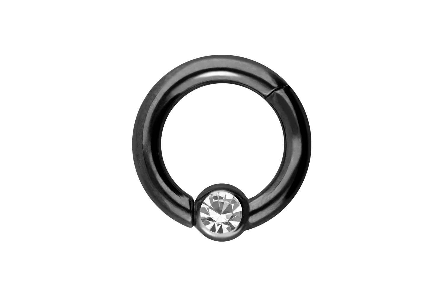 Titan Segmentring Clicker Piercing KRISTALL ++SALE++